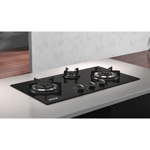 Kompor Gas Tanam Hock 2 Tungku Optima Crystal HB-220 OC