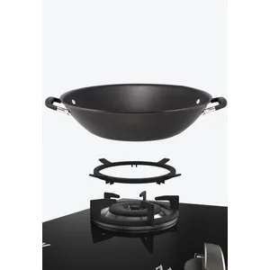 Kompor Gas Tanam Hock 2 Tungku Optima Crystal HB-220 OC