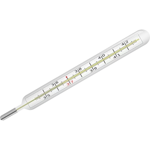 MANUAL MERCURY THERMOMETER AS OTHER SURGERY TOOLS