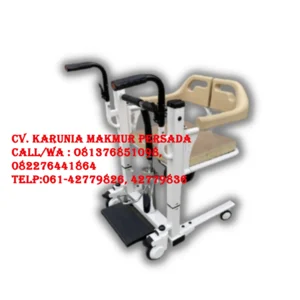 Kursi Roda Transfer Pasien BAB Commode Chair Transport Semi Hidrolik G