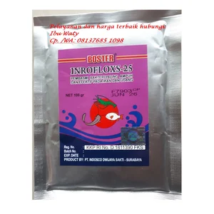INROFLOXS 25 100gr Inroflox Enrofloxacin Antibiotik IKAN LELE DAN UDANG