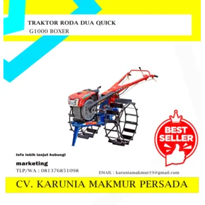 Traktor Roda Dua Quick G1000 Boxer & Kubota RD-85