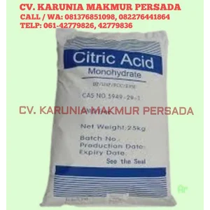 Citric Acid Monohydrate Penambah Rasa Asam Cap 25 Kg