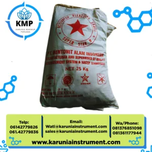 Bentonit Super Star Karung 25 Kg - Bahan Pemurni & Dekolorisasi Industri