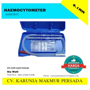 Haemocytometer merk asistant set Neubauer