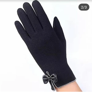 Black Thermal Touch Screen Women Gloves