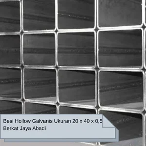 Besi Hollow galvanis ukuran 20 x 40 
