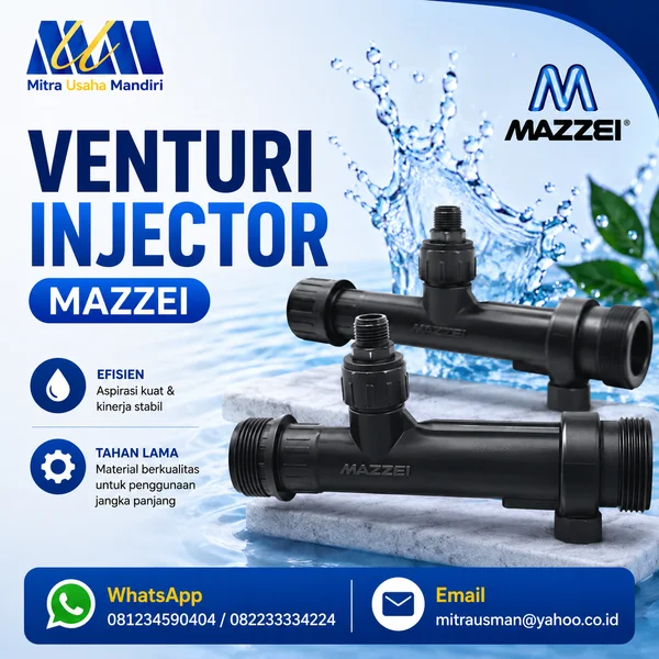 Venturi Injector Mazzei Anti Korosi Untuk Ozon Generator