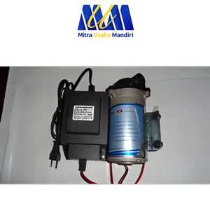 Pompa pendorong JFlo 1600 kapasitas 230 Liter per jam dan adaptor