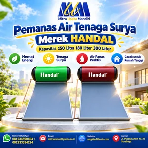 Pemanas Air Tenaga Surya Merek HANDAL Kapasitas 150 Liter 180 Liter 300 Liter