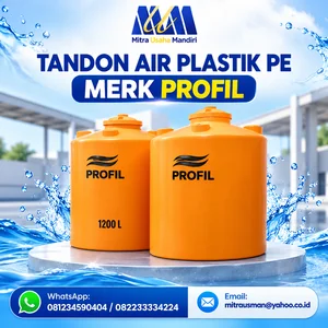 TANDON AIR PLASTIK PE MERK PROFIL