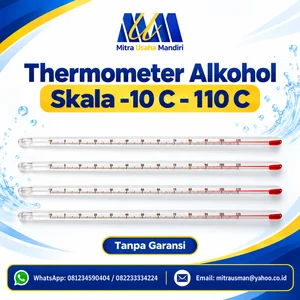 Thermometer Alkohol Skala -10 C - 110 C