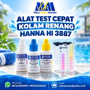 ALAT TEST CEPAT KOLAM RENANG HANNA HI 3887