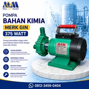 Pompa bahan kimia Merk Gin 375 W