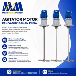agitator motor pengaduk bahan kimia