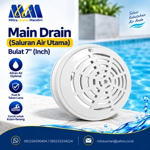 Main Drain (Saluran Air Utama) Bulat 7" (Inch)