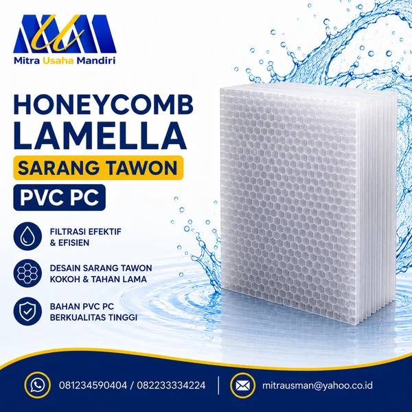Honeycomb Lamella Sarang Tawon PVC PC