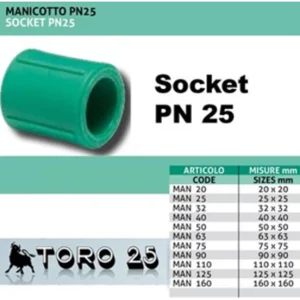 Fitting Pipa PPR merk  Toro 