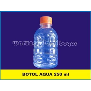 Botol Plastik Pet 250ml air Minum Mineral Sirup Jus Susu