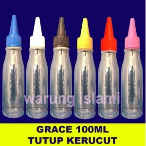BOTOL GRACE 100ML TUTUP KERUCUT
