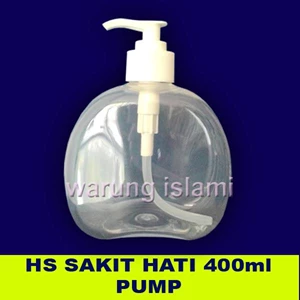 A BOTTLE of LIQUID SOAP and COSMETIC HANDSOAP 400 ml PUMP