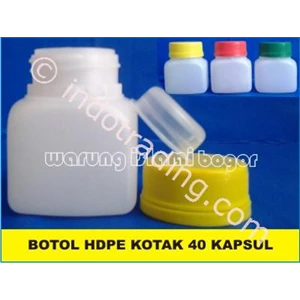  ​​Hdpe Plastic Bottle Box For 60 Ml Pack Size 40 Capsules
