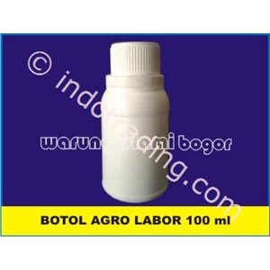 Botol Labor Agro 100 Ml Hdpe Warna Putih Untuk Kapsul Dan Cair
