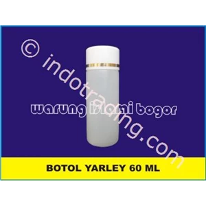 Botol Yarley 60Ml Hdpe Warna Natural Tutup Ulir Kemasan Minyak Zaitun Untuk Kosmetik Kecantikan Lotion Dan Pembersih Muka