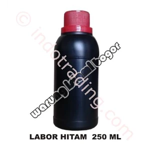 Botol Plastik Agro Labor 250ml Bahan HDPE Warna Hitam 