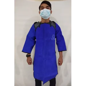 Apron Dada Plus Lengan Blue