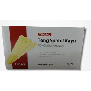 Tong Spatel Kayu Onemed Alat Periksa Mulut&Tenggorokan