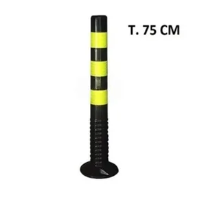 Delineator traffic bollard 75cm Hitam