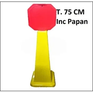 Floor Sign Cone 75cm,Warning Sign,Wet Floor,Pembatas,Peringatan Lantai