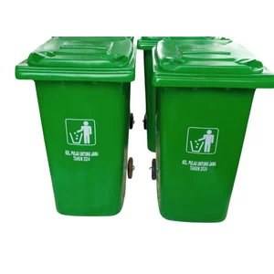 Tempat sampah roda fiber 240L