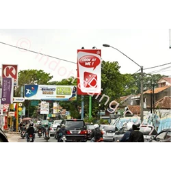 Sewa Billboard Reklame (Space Billboard) Jl. Cihampelas (Lamping- Sultan Plaza) Bandung Ukuran 4X8 M 1 Muka Vertikal By Sms Advertising
