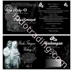 Cetak Kartu Undangan Minimalis By Aboed Indographic