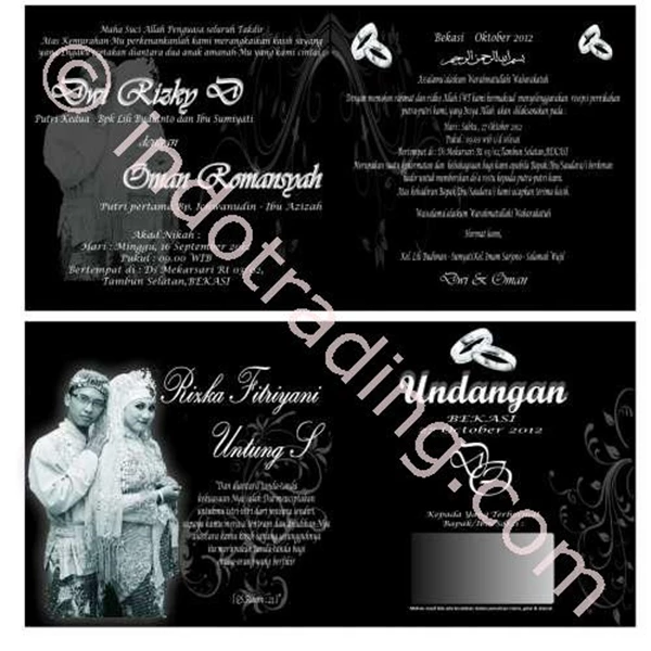 Cetak Kartu Undangan Minimalis By CV. Aboed Indographic