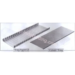 Kabel Tray Ukuran 100 X 50 X 2400 X 1.2 Mm