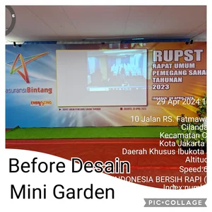 Jasa progres desaint taman indoor di Asuransi Bintang