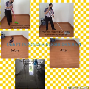 Cleaning Service Progrees sweeping mushola Di Tendean - Jakarta