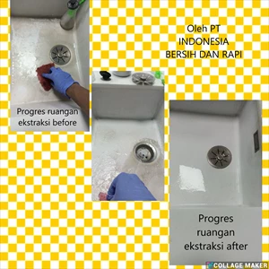Cleaning service Progres ruangan ekstraksi Di Widyachabdra Jakarta