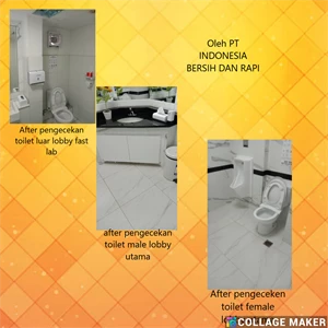 Cleaning service Kontroling area toilet Fashlab klinik & laboratorium 