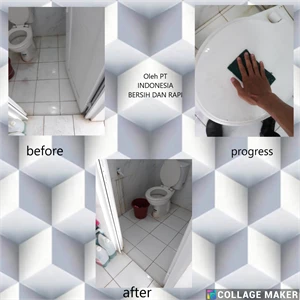 Cleaning service Double cek area toilet Di Widya Chandra Jakarta