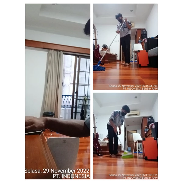 Office Boy/Girl Swepping mopping dusting ruang 206 29/11/2022 By Jaya Utama Santikah