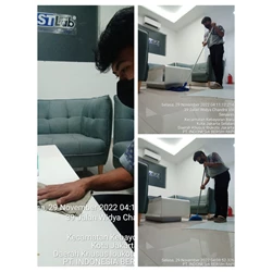 Office Boy/Girl Swepping dusting mopping lantai empat 29/11/2022 By Jaya Utama Santikah