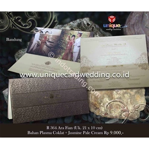 Undangan Pernikahan R 364 By CV. Unique Card Wedding Invitation