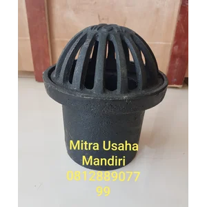 Roof Drain Cast Iron 2-3-4 Inchi - Saringan Talang Air Anti Karat