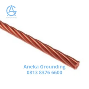 Kabel Tembaga Tanpa Kulit Ukuran 6 mm2