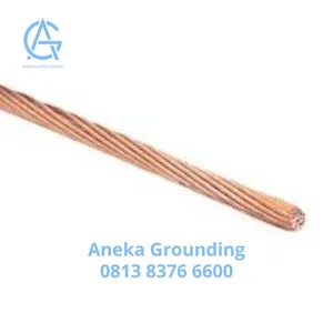 Stranded Bare Copper Conductor Size 50 mm2