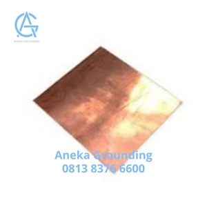 Earth Grounding Plate Solid Copper Size 1000x1000x5 mm